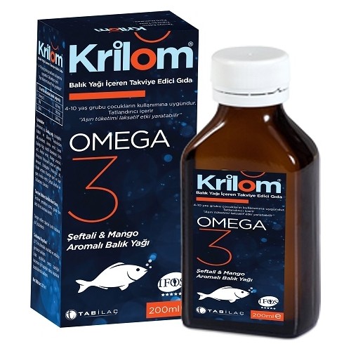Krilom Omega 3 Balık Yağı Şurup