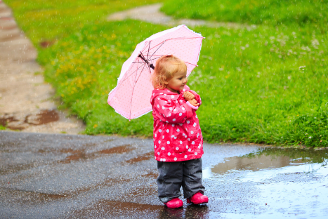 Yağmurlu havalarda bebeklerin güvenliği