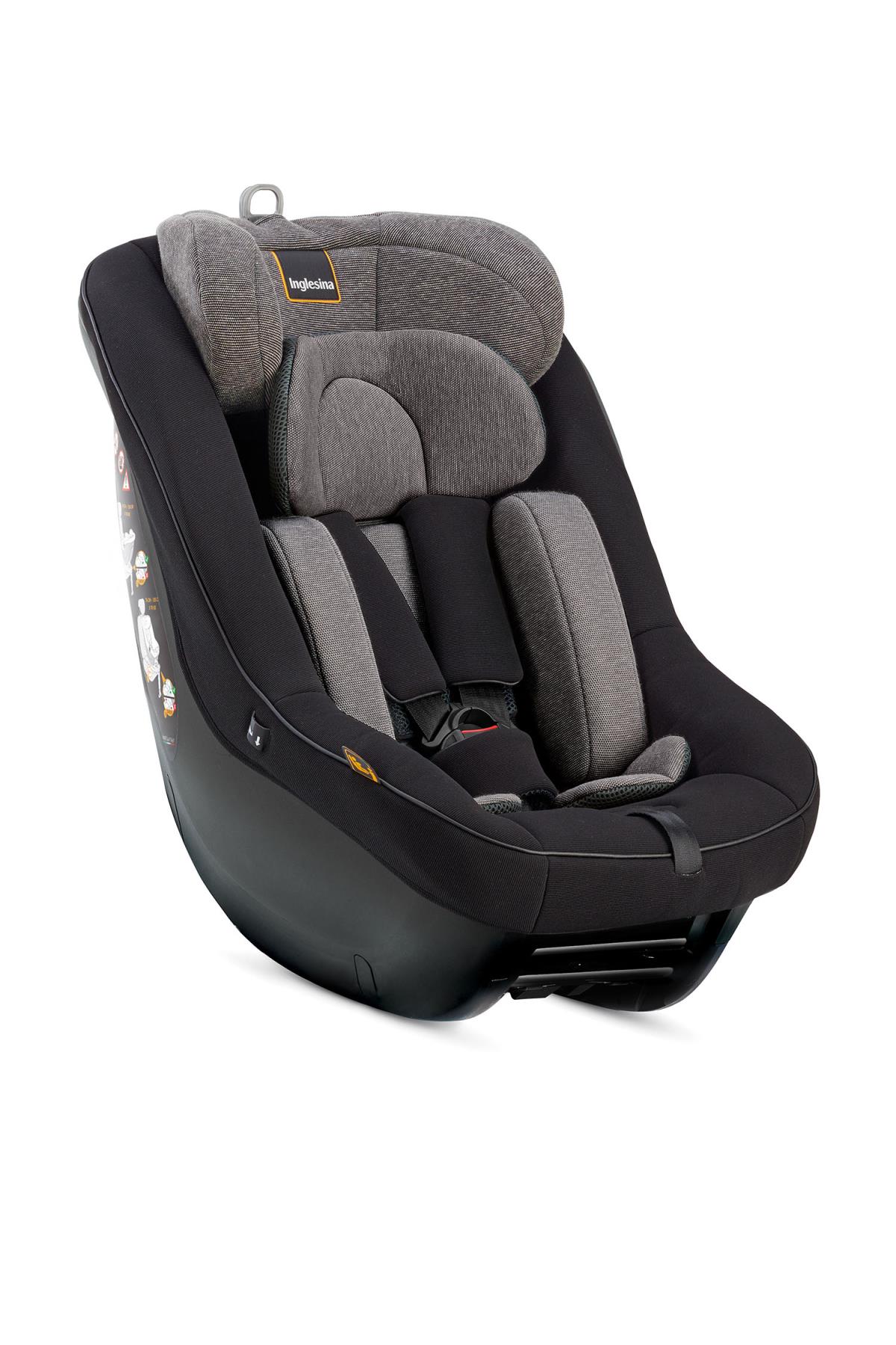 inglesina darwin next stage i size bebek oto koltugu 40 105 cm cift yon360 kullanim vulcan black 8029448085549 INGLSNA.4968 1