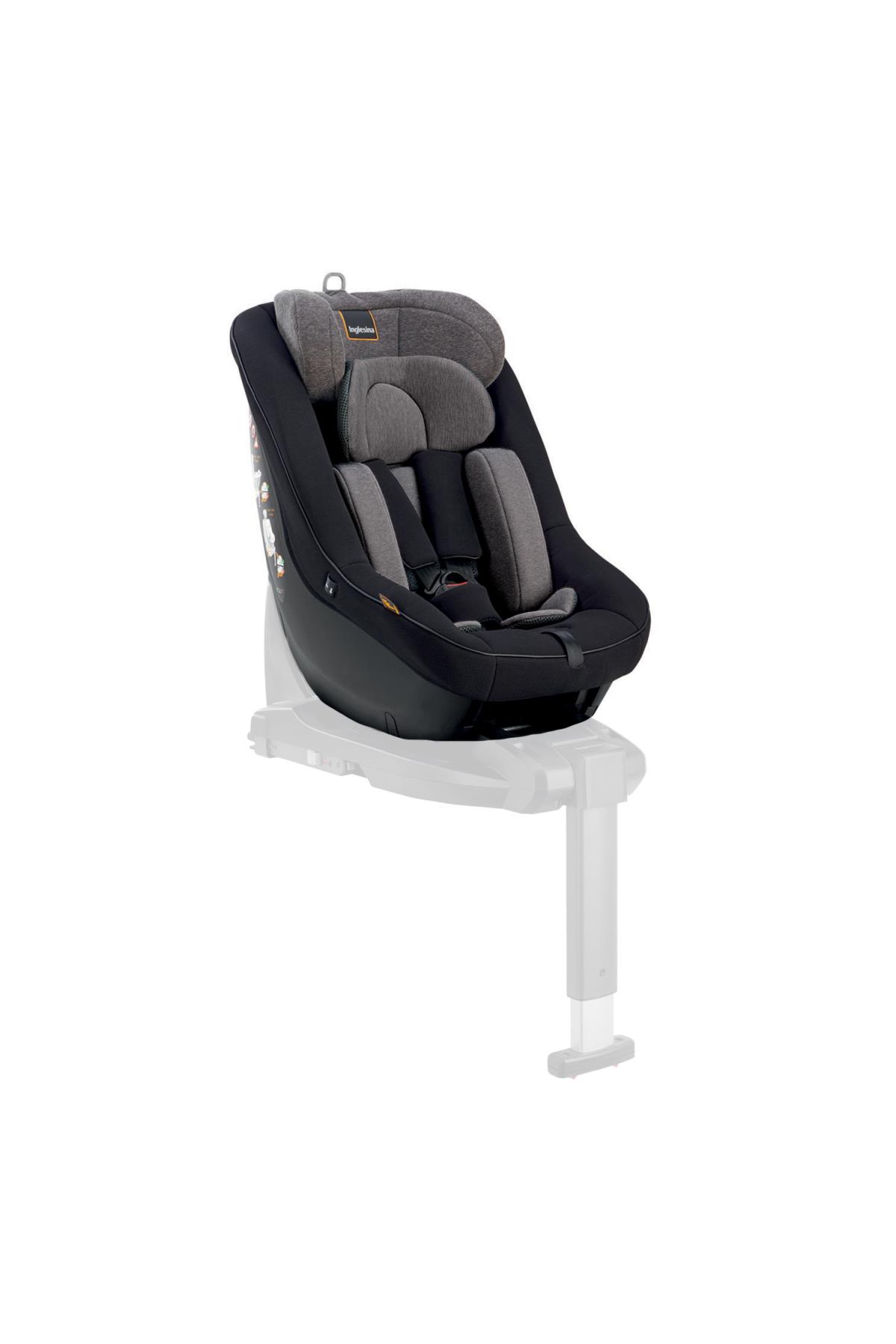 inglesina darwin next stage i size bebek oto koltugu 40 105 cm cift yon360 kullanim vulcan black 8029448085549 INGLSNA.4968 2