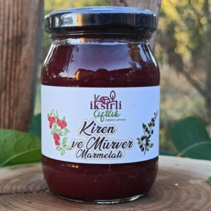 Kiren (Kızılcık) ve Kara Mürver Meyvesi Marmelatı
