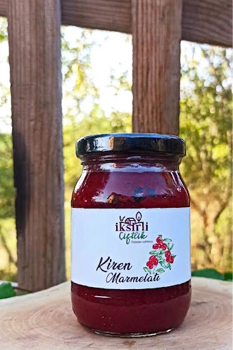 Kiren (Kızılcık) Marmelatı 190 g (Organik elma suyu konsantreli) Kastamonu'da kızılcık meyvesine "kiren" denir!